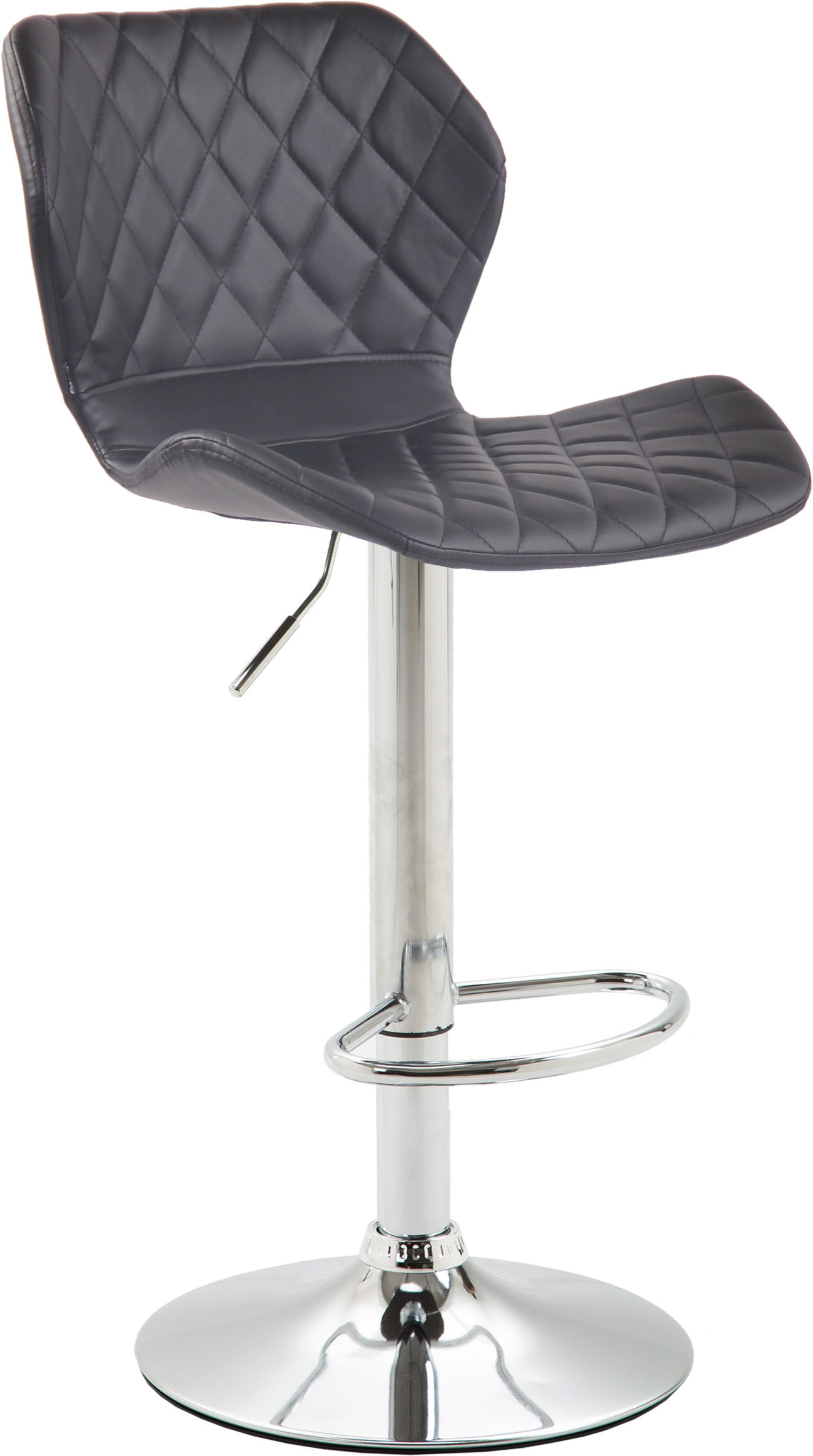 Barhocker Cork Kunstleder chrom