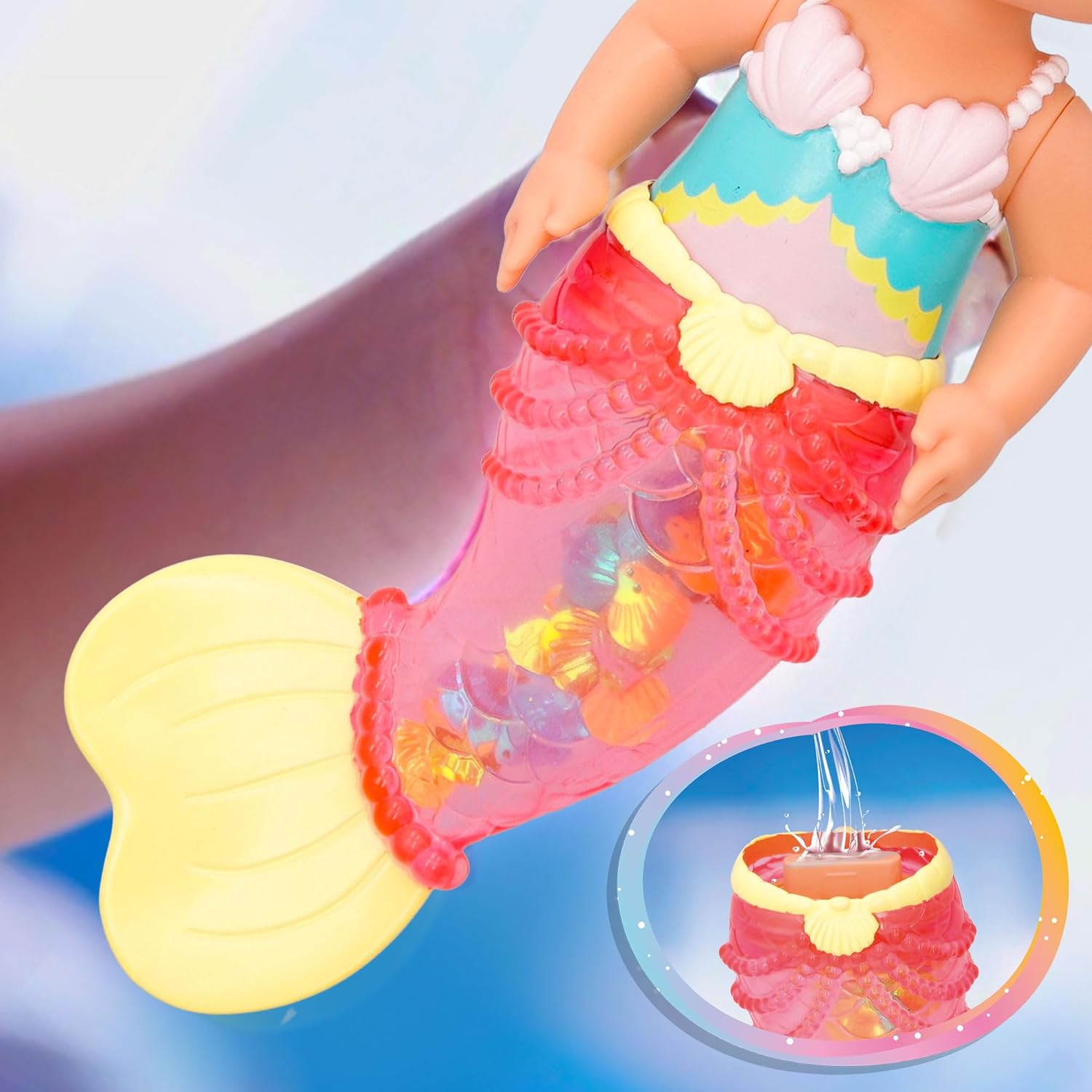IMC Plüschfiguren Bloopies Shimmer - Mermaids - Alice - Badespaß Spielpuppe