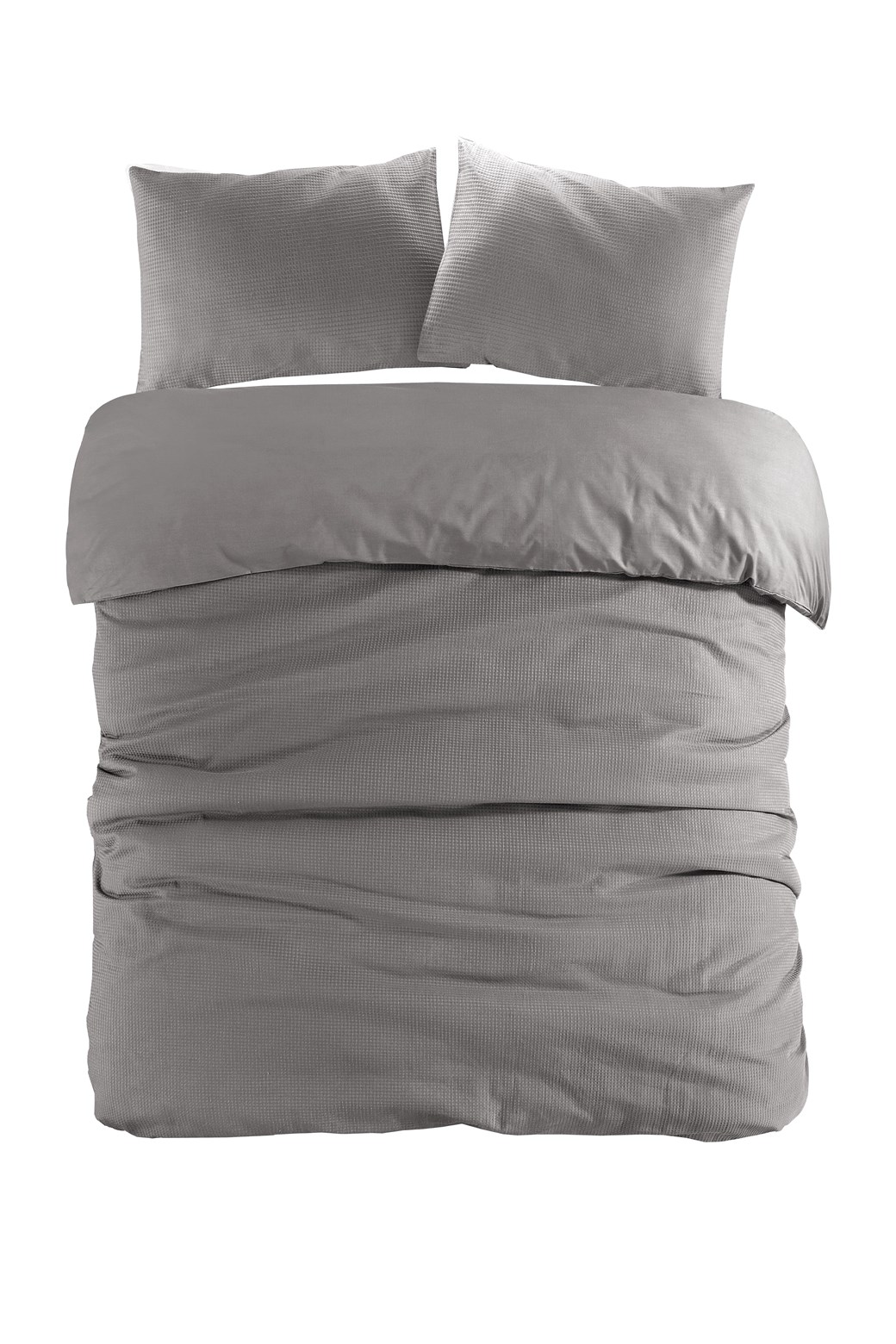 Bettwäsche Bettwäsche Carla 125-FR Anthrazit 140cm x 200cm