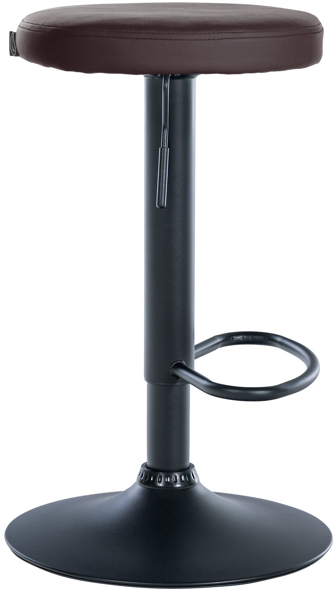Barhocker Ponte Kunstleder schwarz