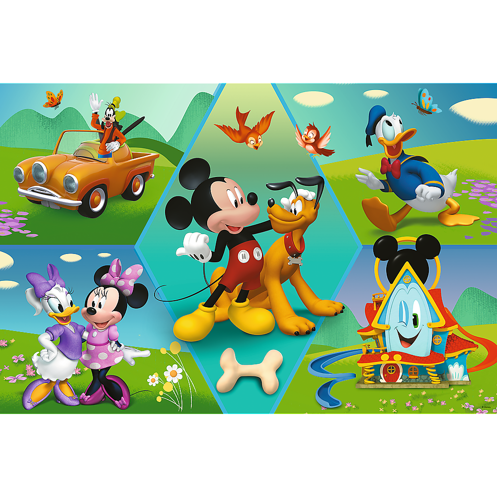 Trefl Puzzles Mickey Mouse - Junior Super Shape XXL Puzzle 60 Teile