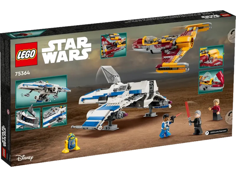 LEGO® Bau- & Konstruktionsspielzeug LEGO® 75364 - Star Wars™ New Republic E-Wing™ vs. Shin Hatis Starfighter™ (1056 Teile)