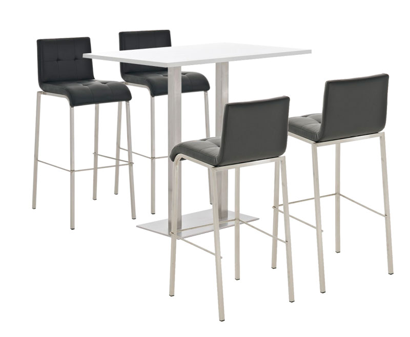 Bar Set Velosa, weiss glanz
