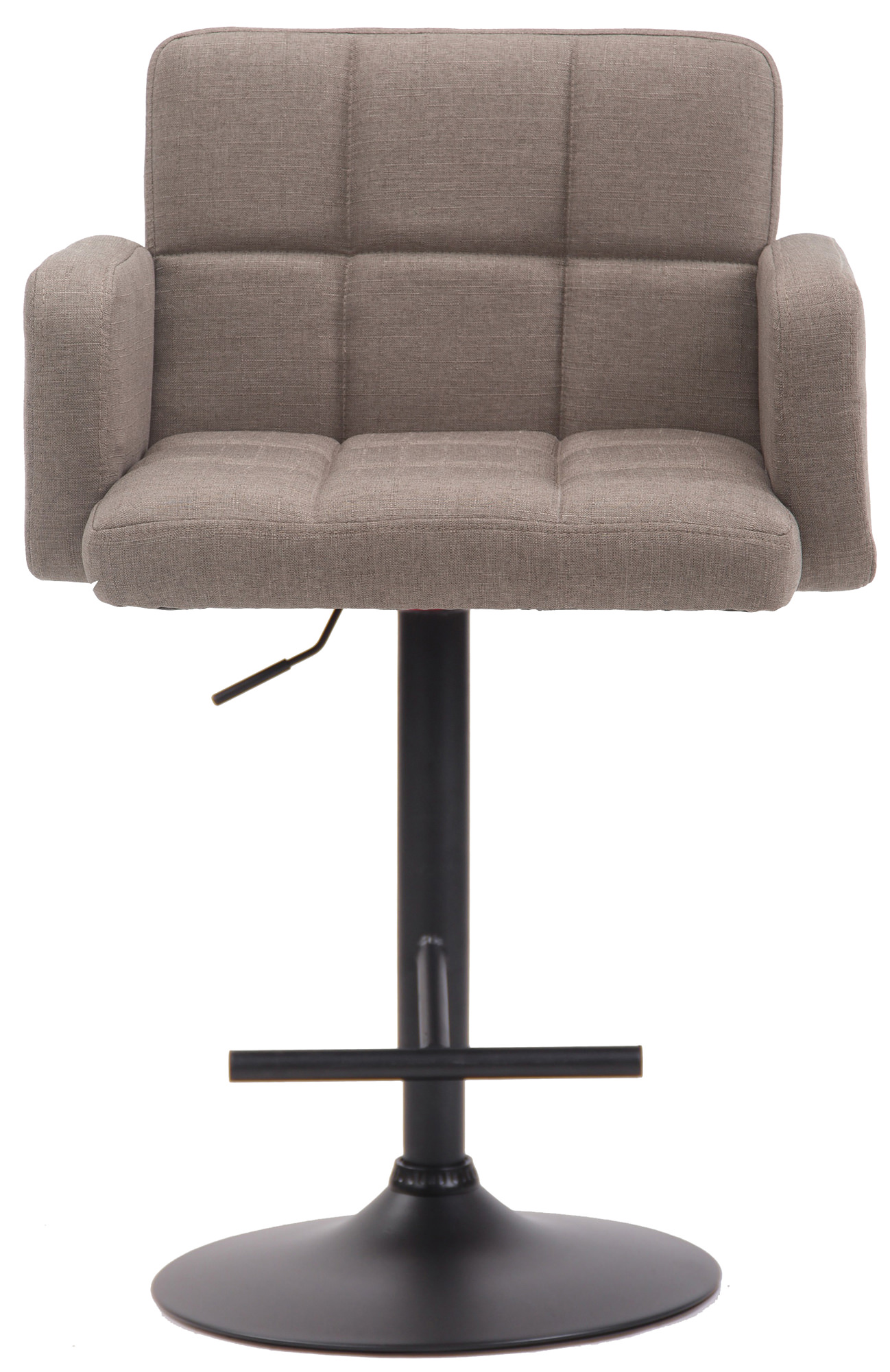 Barhocker Los Angeles, Stoff schwarz