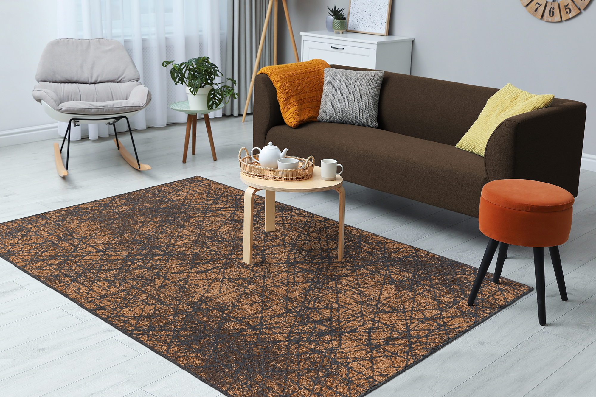 Teppich Kalea 225 Gelb 120 x 170 cm