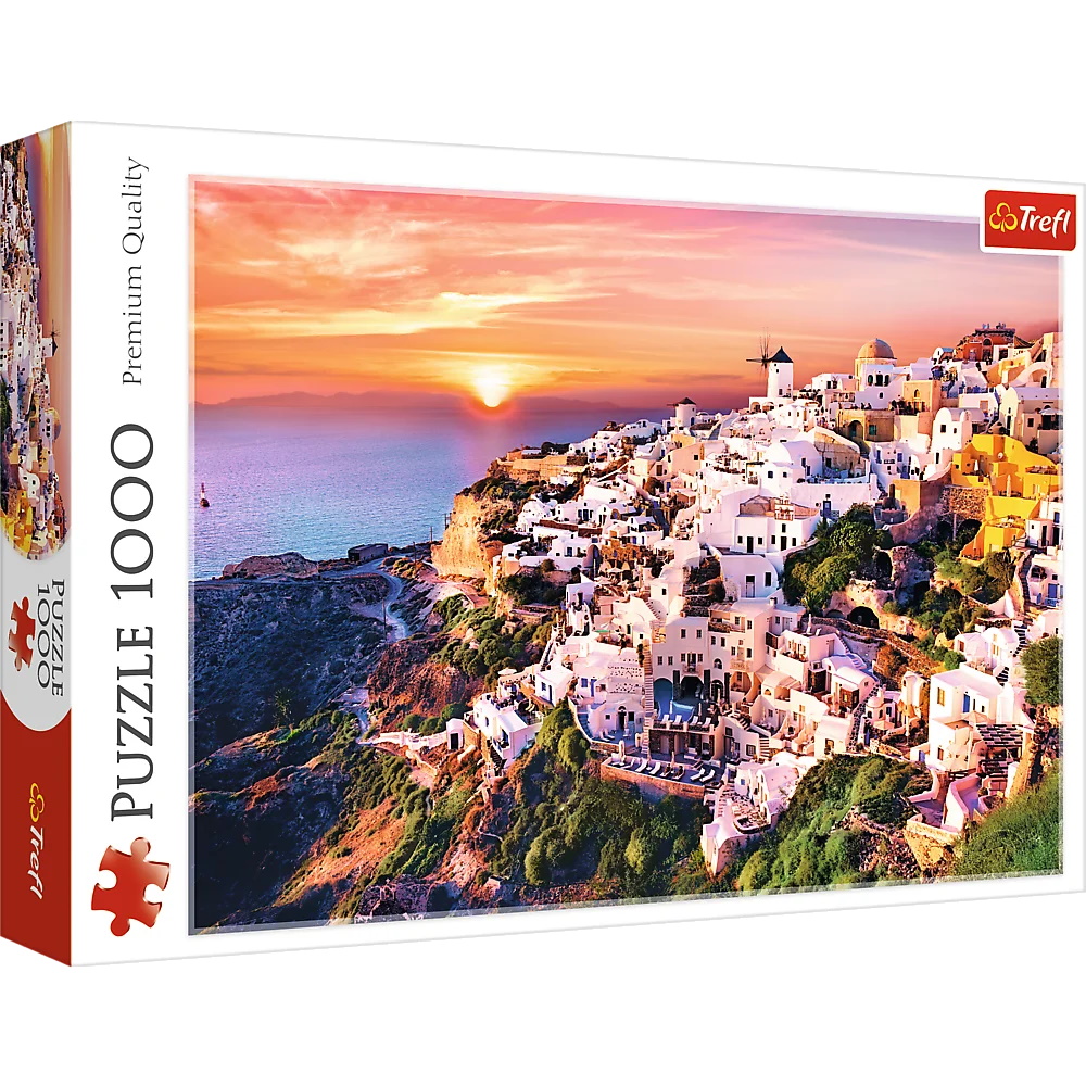 Trefl Puzzles Sonnenuntergang über Santorini - Puzzle 1000 Teile
