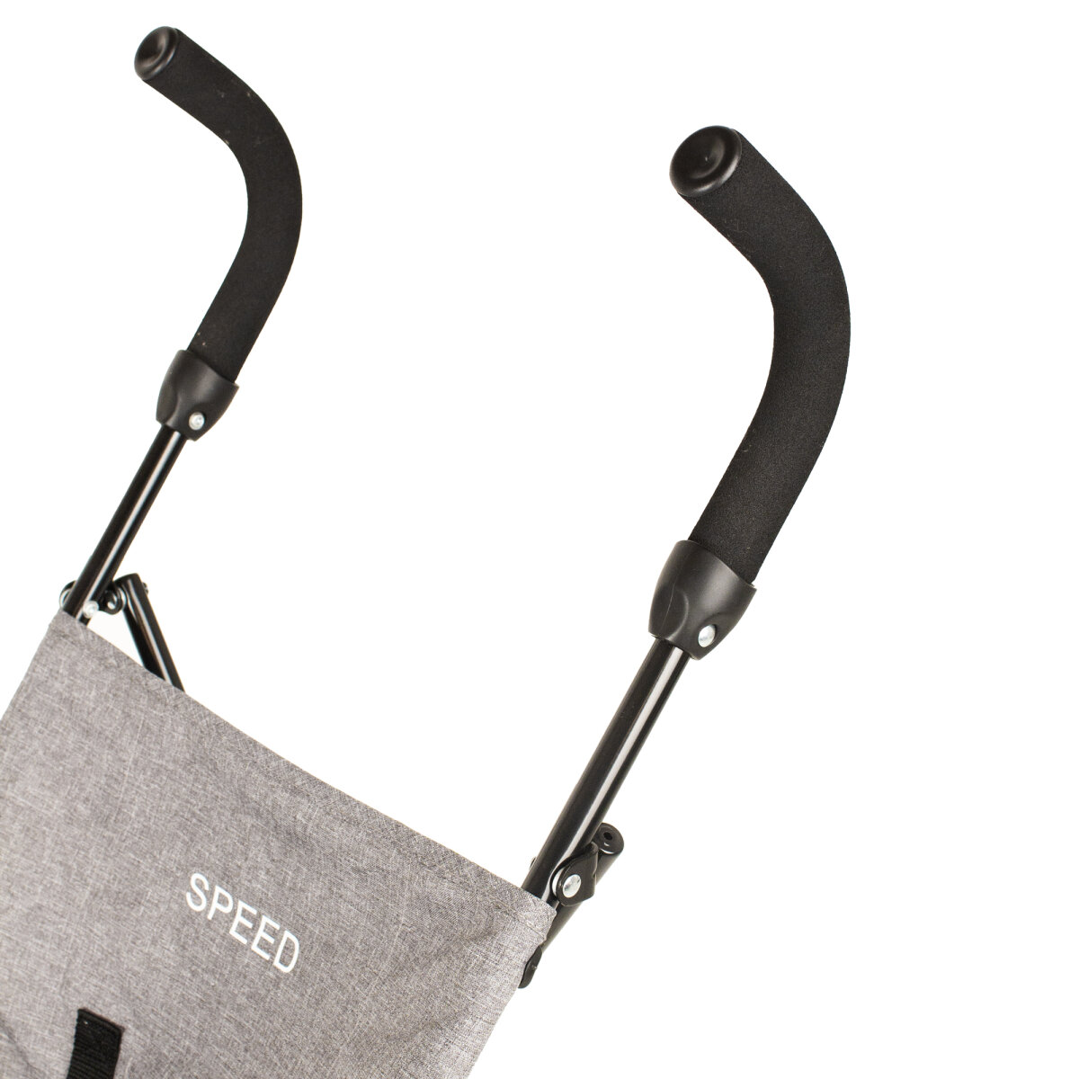 BabyTrold Speed Buggy Grau klappbar, 4 kg, bis 15 kg, mit Korb