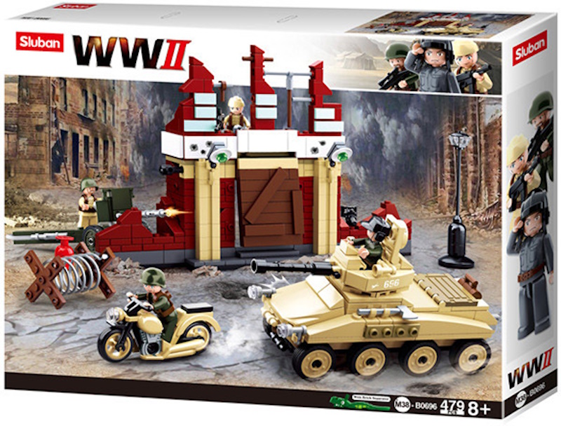 Sluban Bau- & Konstruktionsspielzeug Sluban M38-B0696 - Army WWII - Kampf um Stalingrad