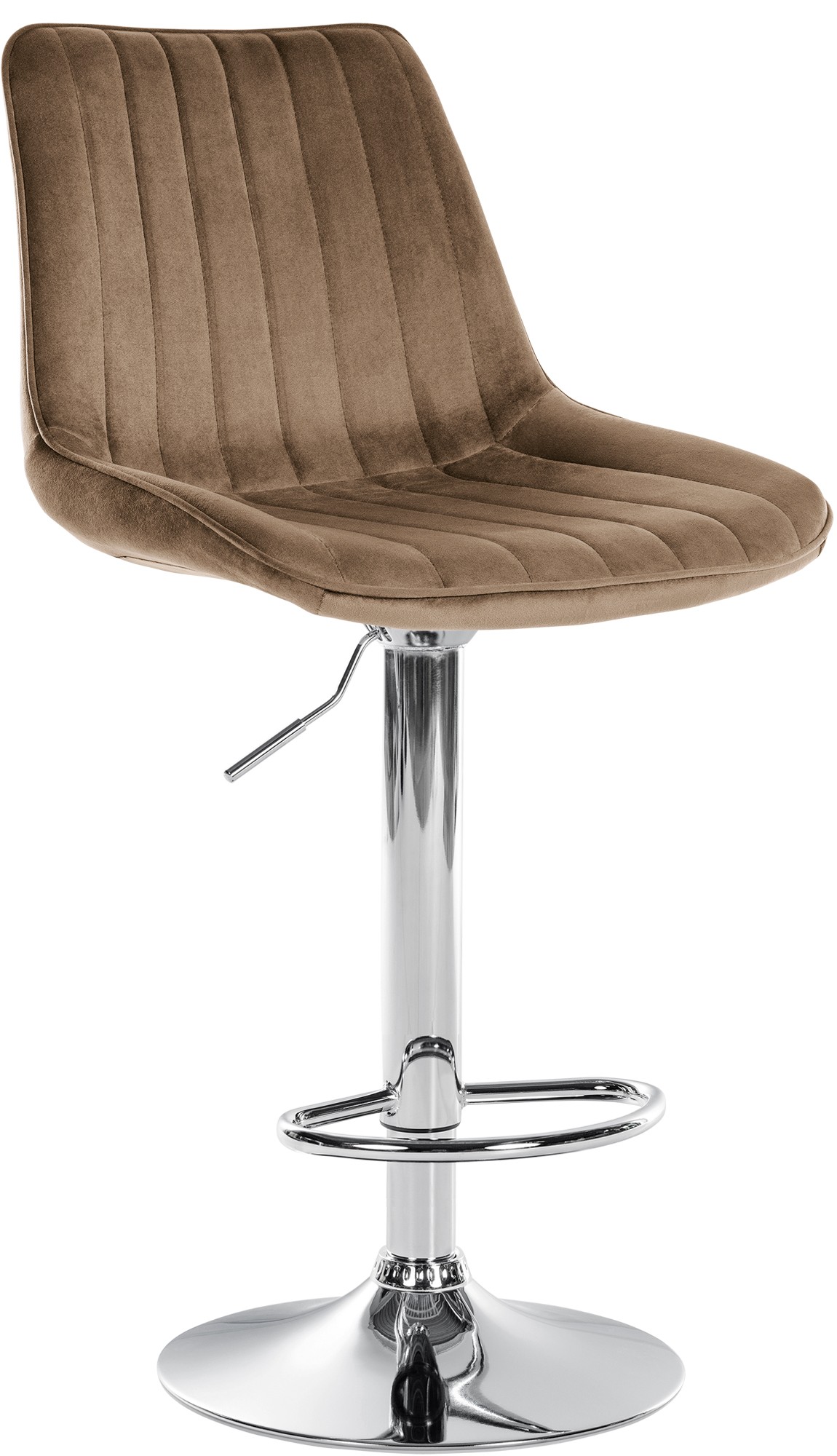Barhocker Toni Samt chrom