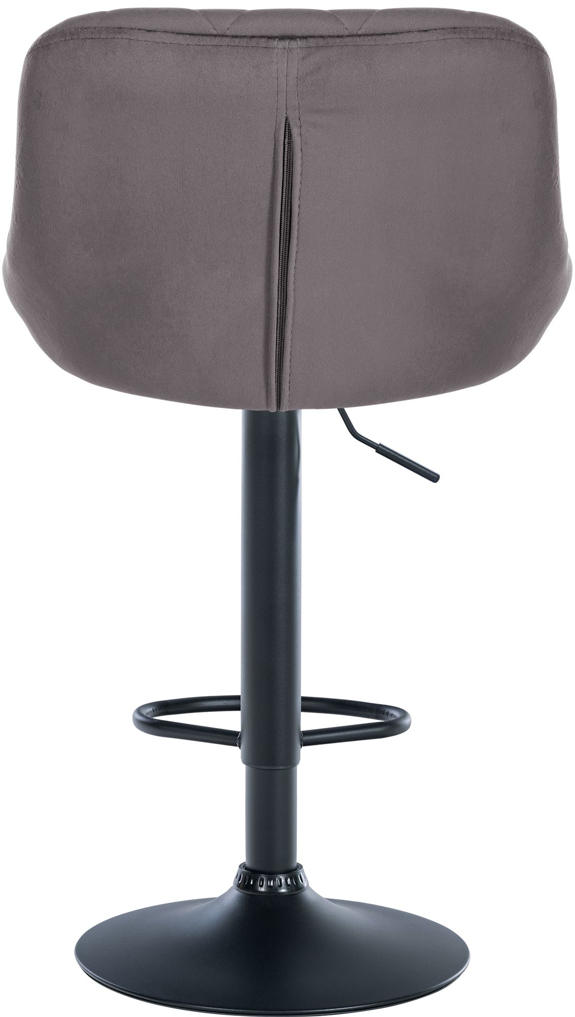 2er Set Barhocker Lazio Samt schwarz