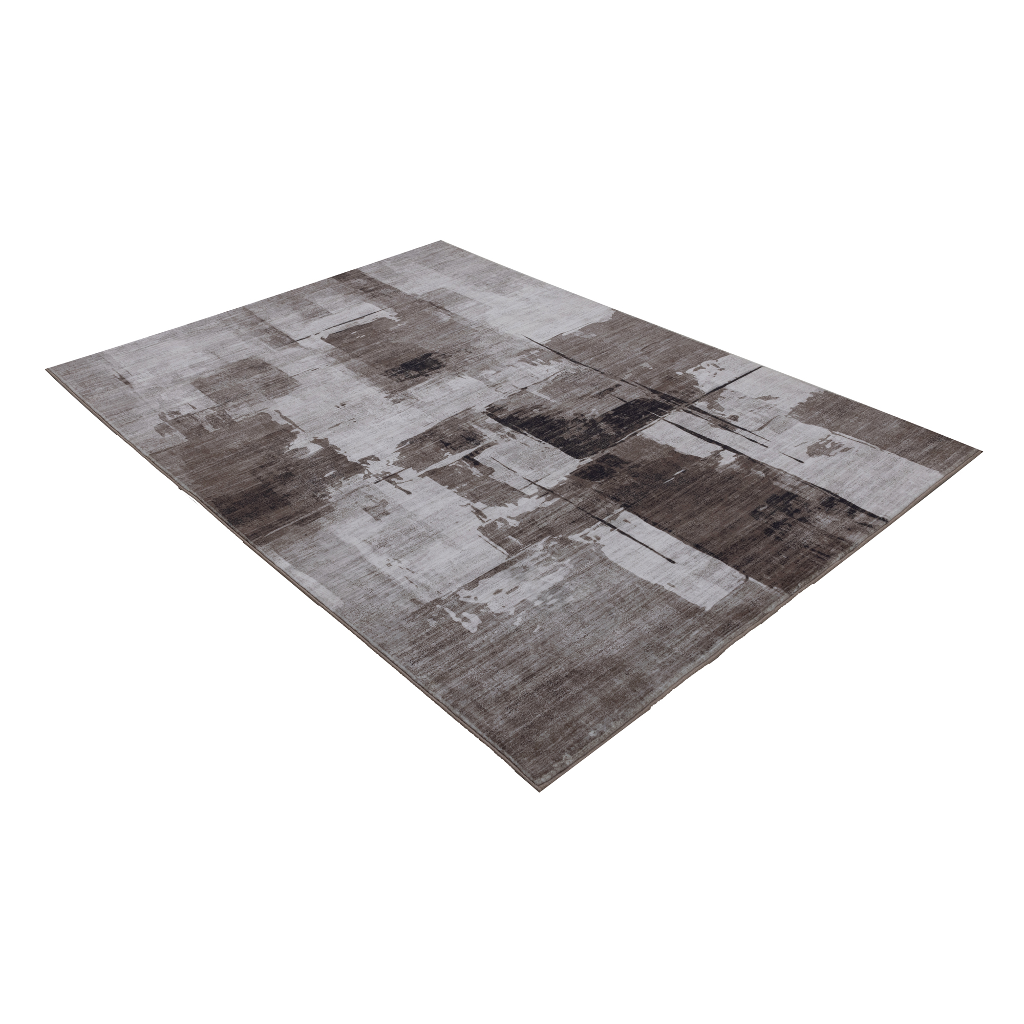 Modernes Design-Teppich Taupe