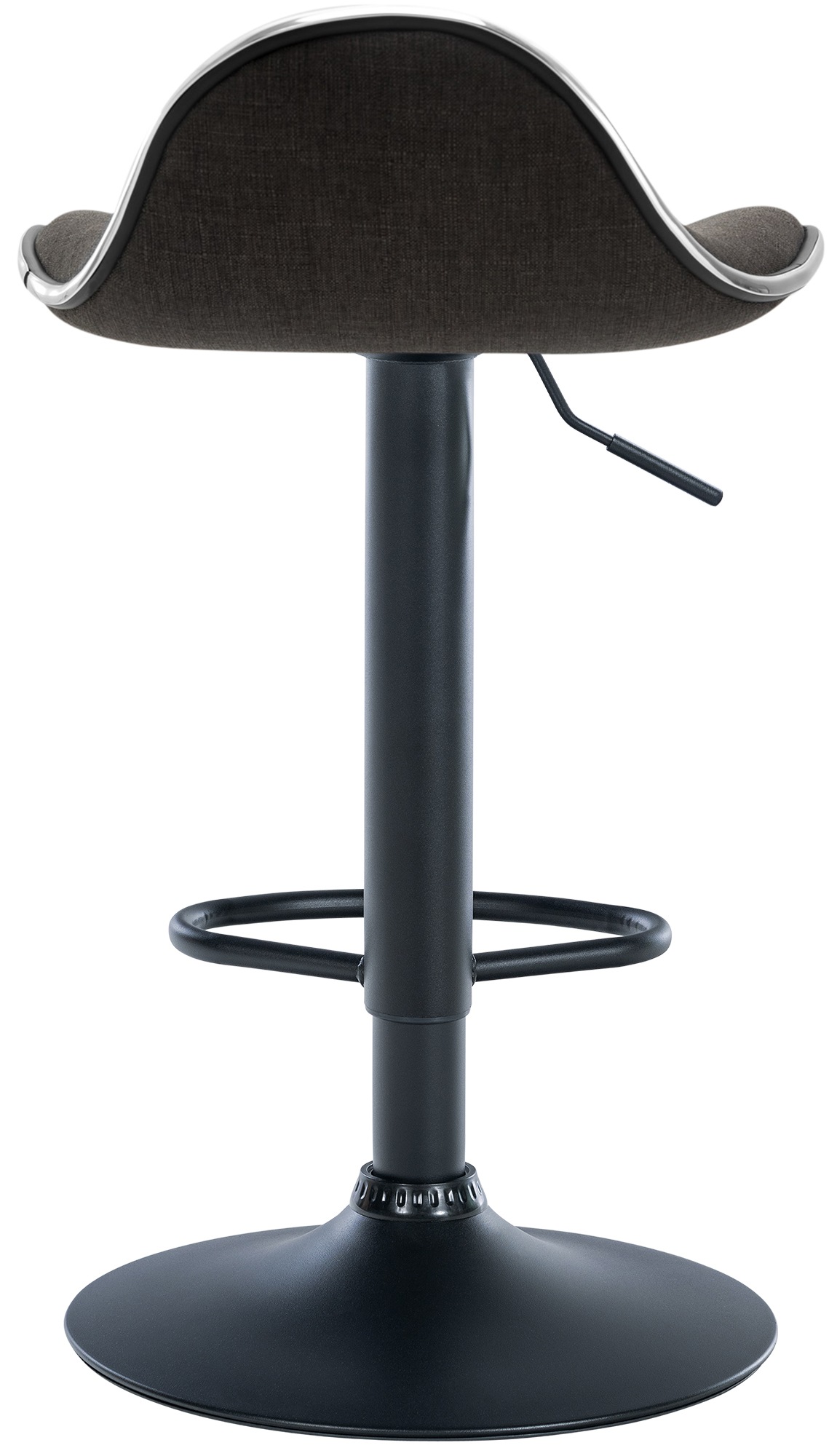 Barhocker Shanghai Stoff schwarz