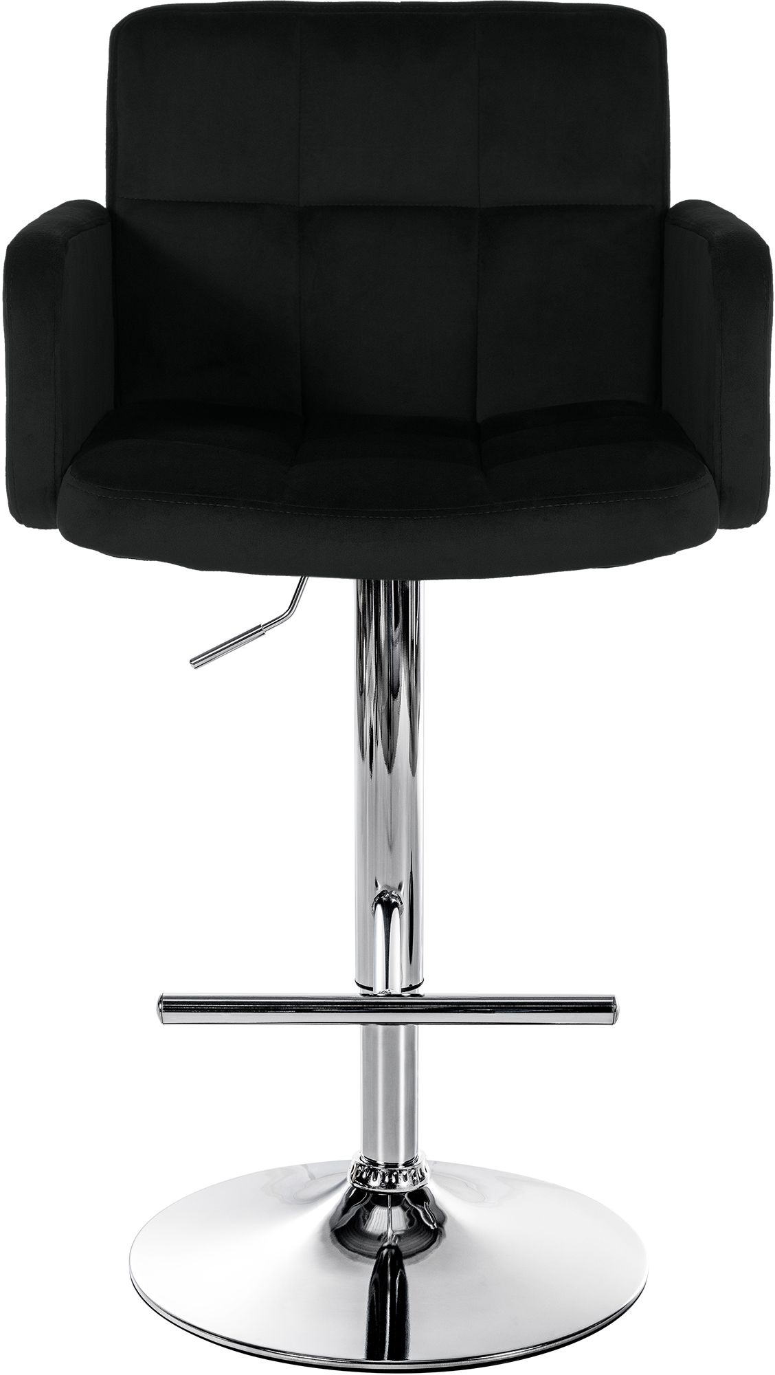 Barhocker Los Angeles Samt chrom