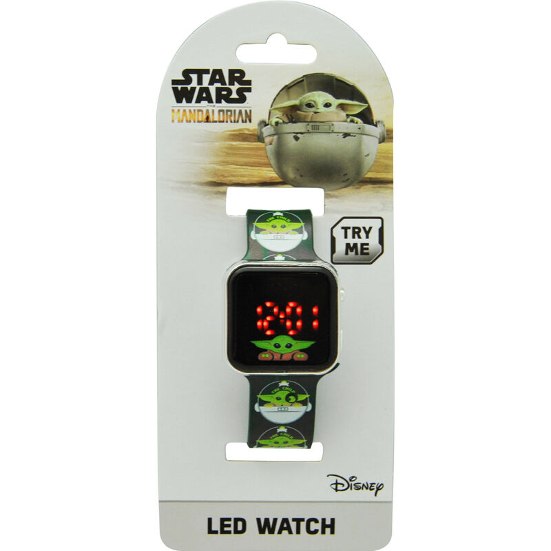 Accutime Uhren & Wecker Star Wars The Mandalorian - LED digitale Armbanduhr