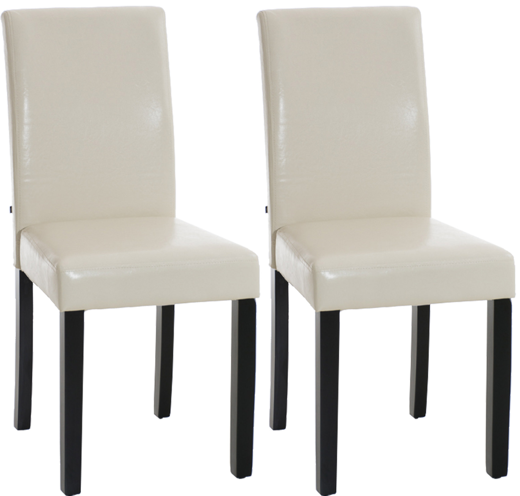 2er Set Esszimmerstuhl Ina schwarz