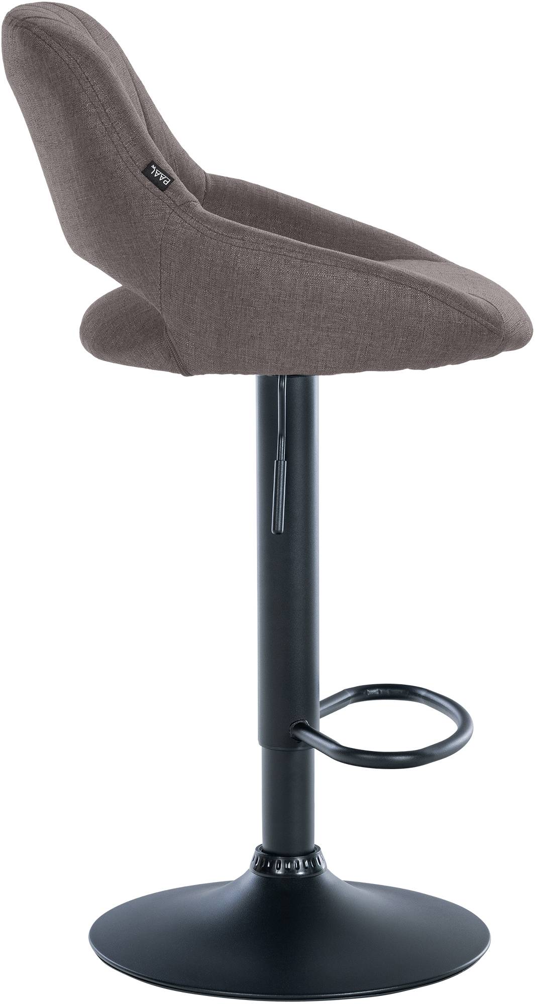 Barhocker Milet Stoff schwarz