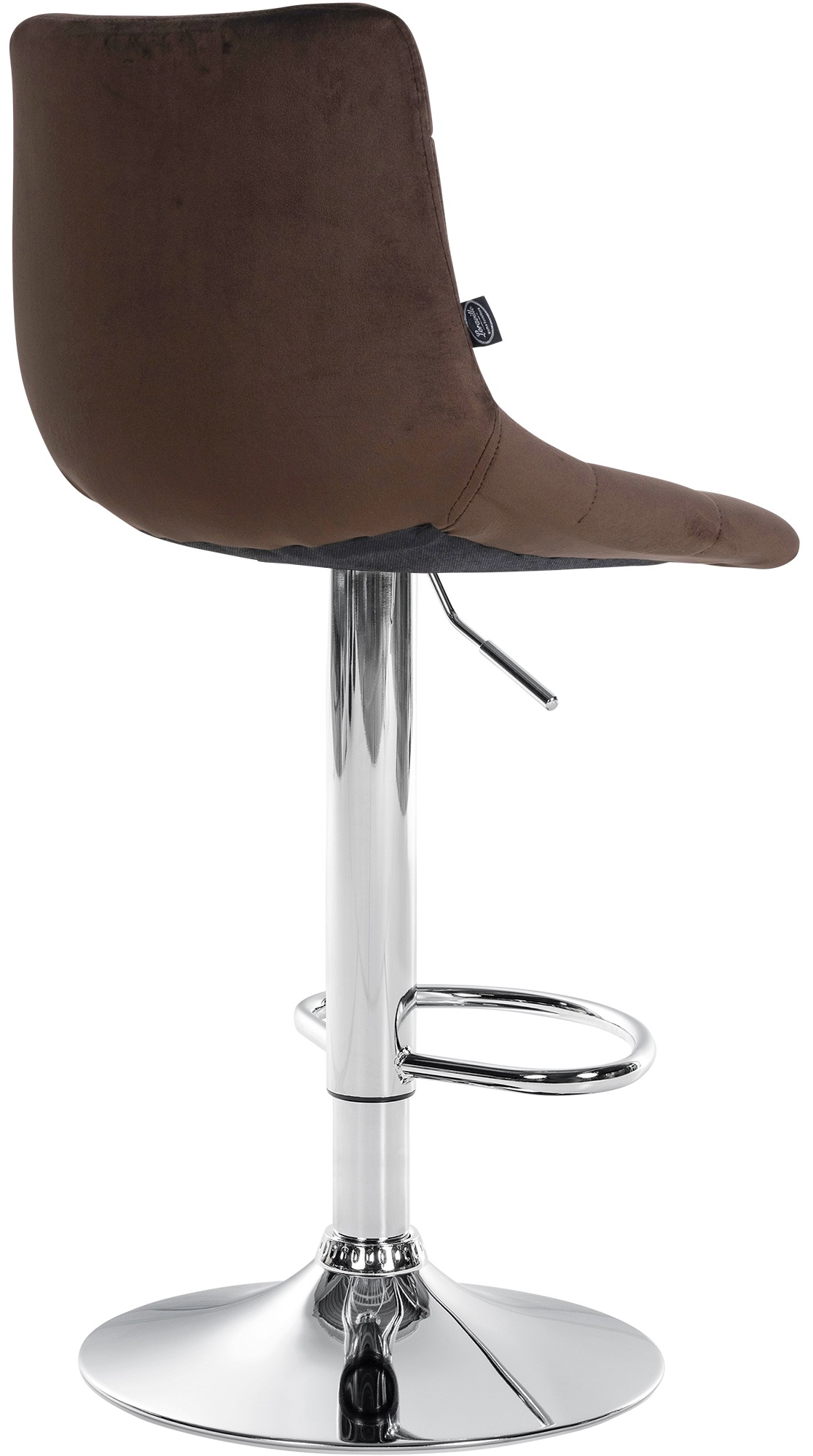 Barhocker Jerry Samt chrom