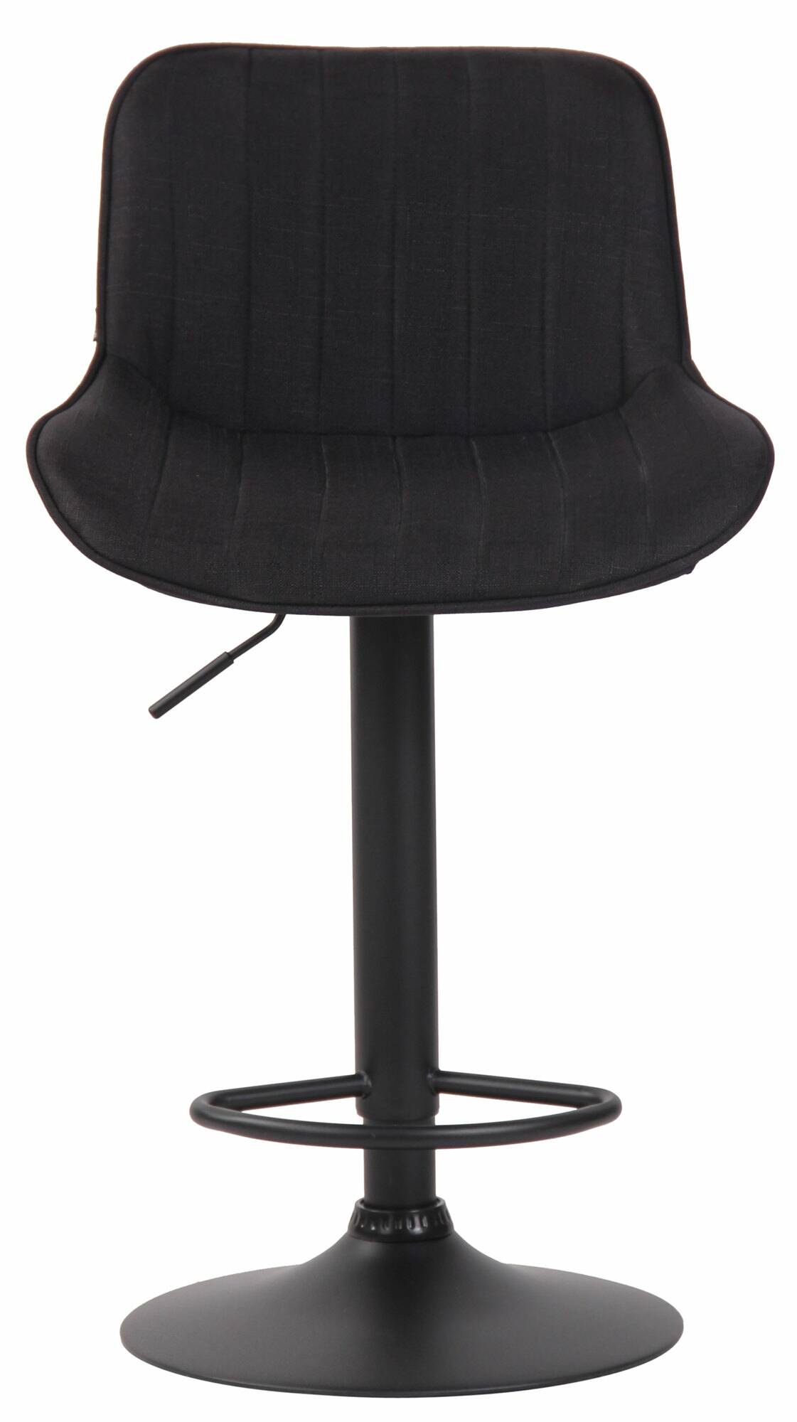 2er Set Barhocker Lentini Stoff schwarz
