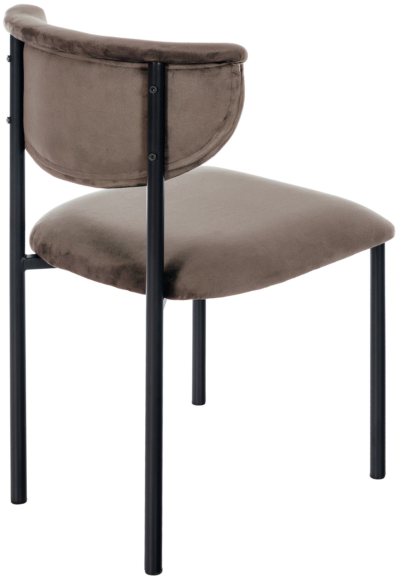 2er Set Besucherstuhl Gambell Samt