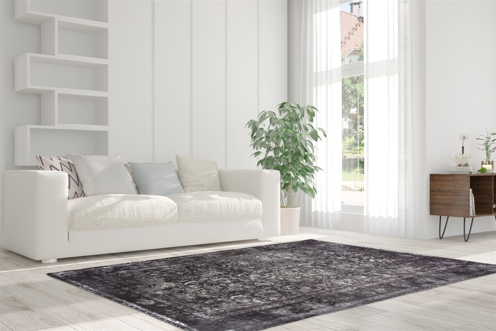 Teppich Vintage 8400 Grau 160cm x 230cm