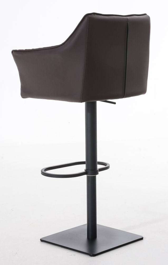 2er Set Barhocker Damaso Kunstleder schwarz
