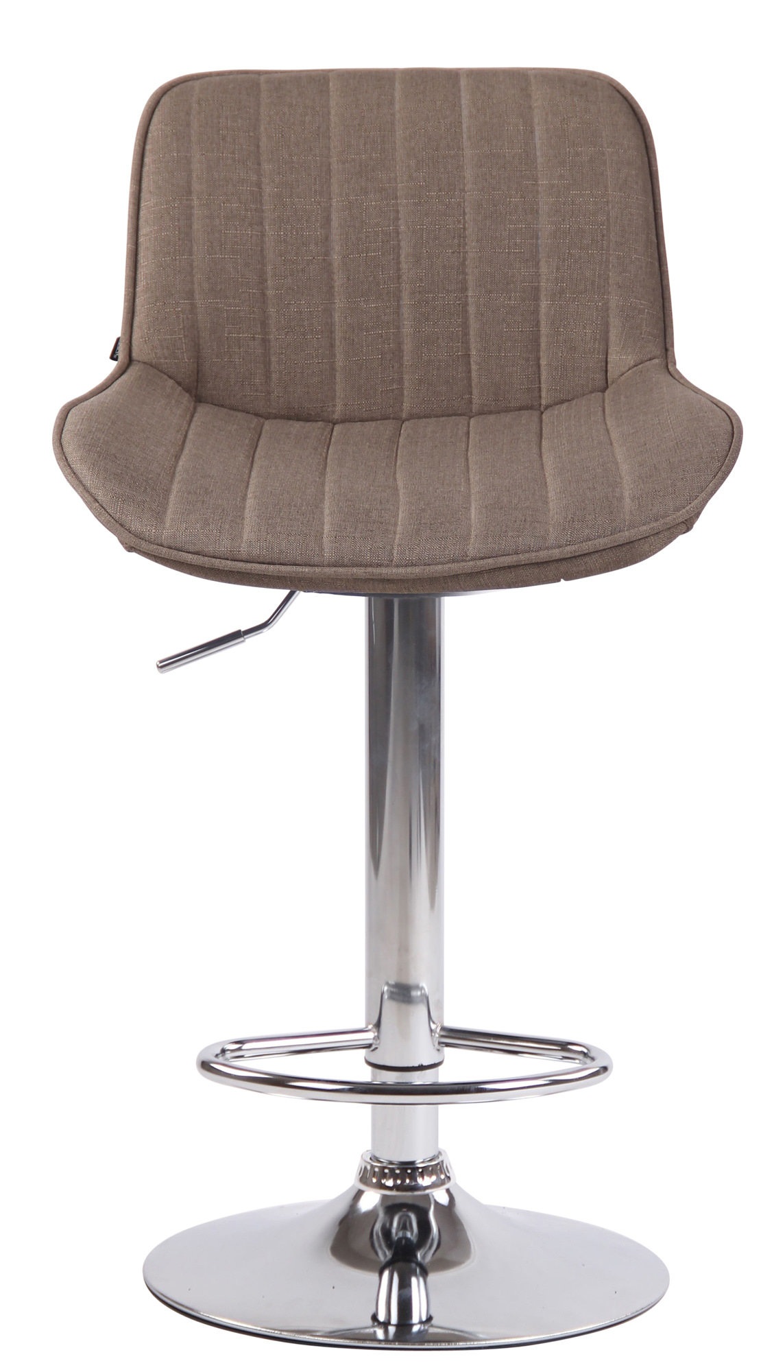Barhocker Lentini Stoff chrom