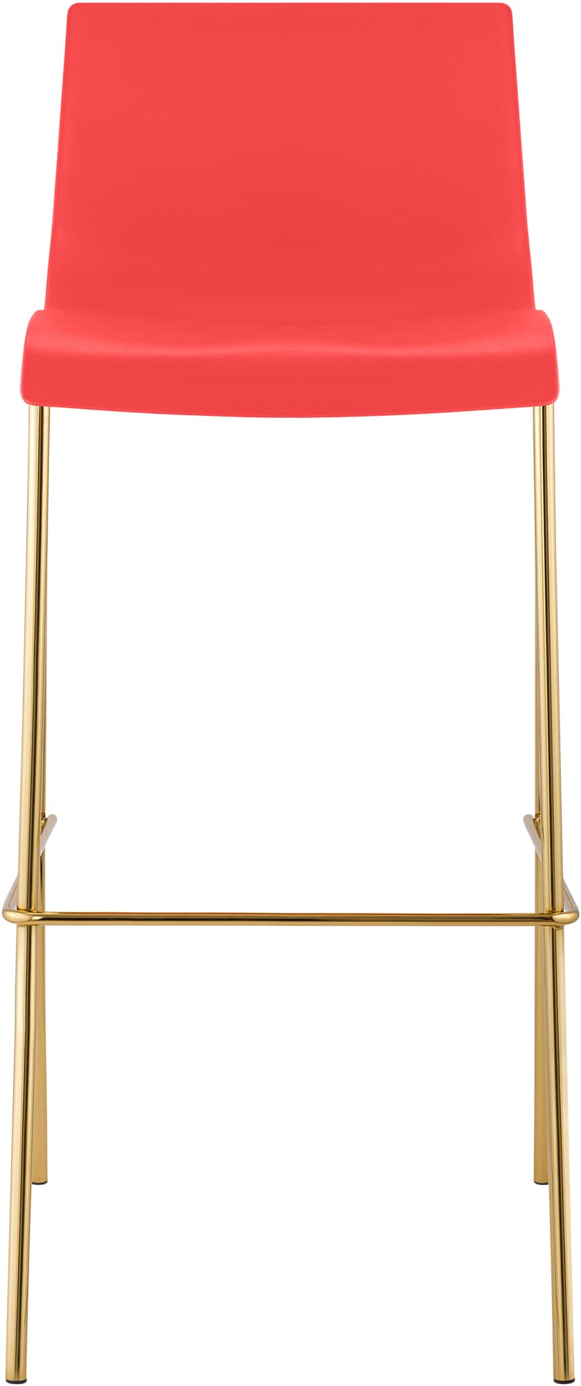 Barhocker Hoover Kunststoff 4-Fuß Gold
