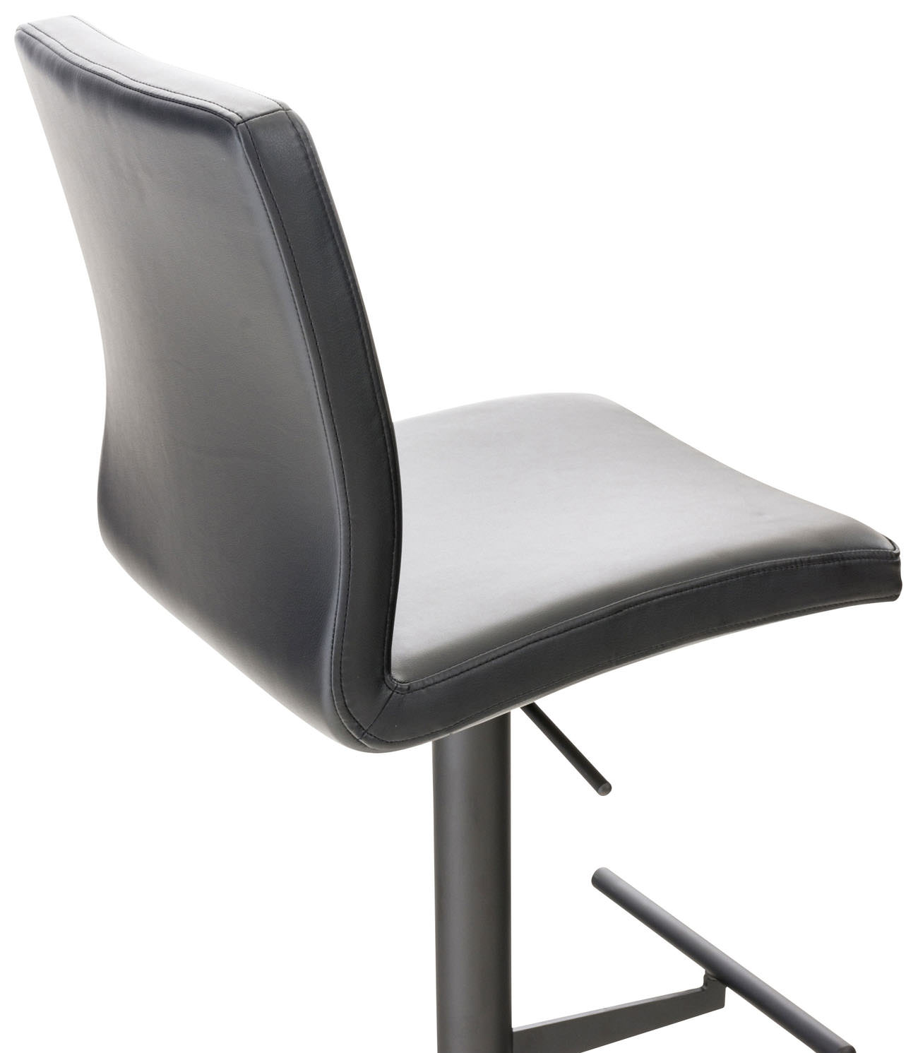 Barhocker Cadiz Kunstleder schwarz