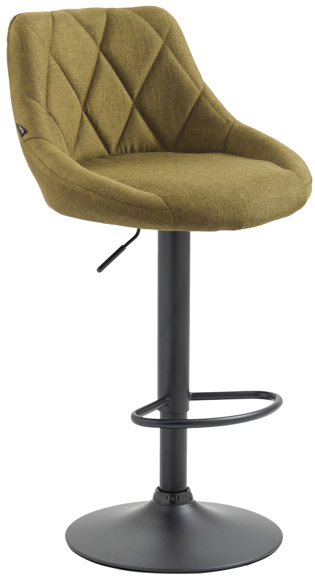Barhocker Lazio Stoff schwarz