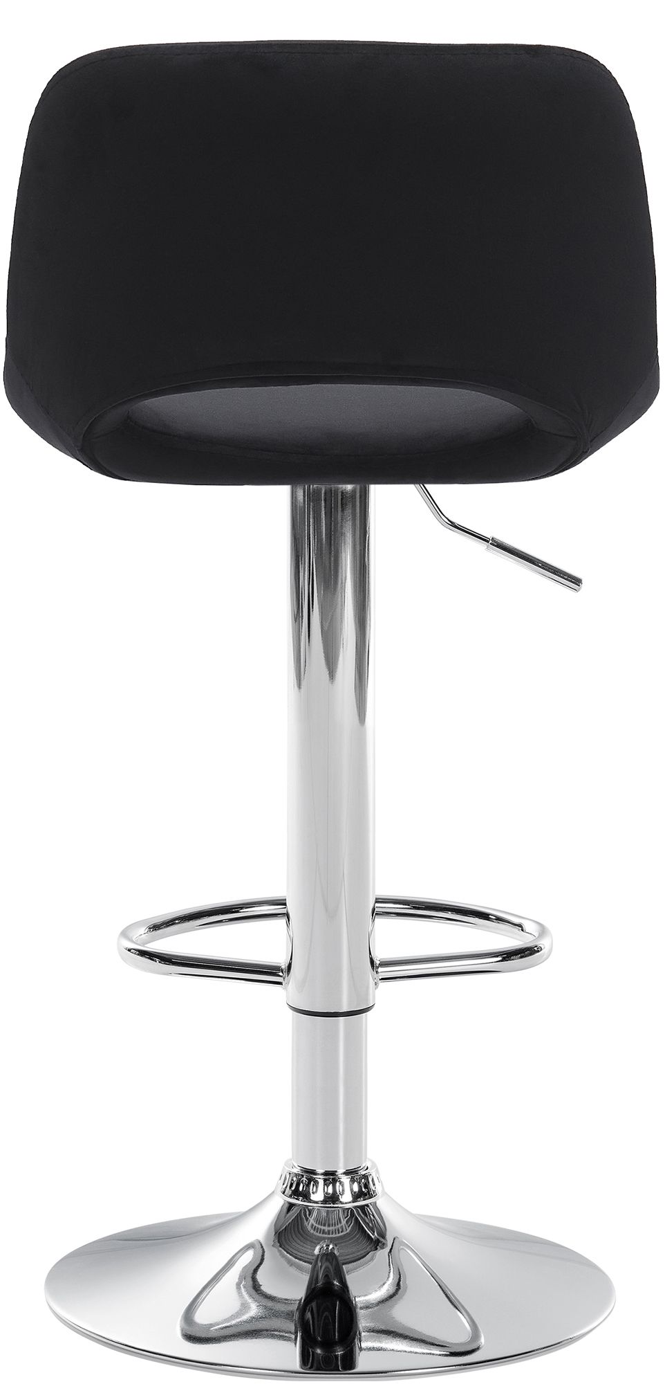 Barhocker Camden Samt chrom