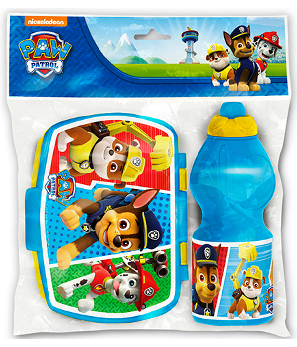 Joy Toy Paw Patrol Paw Patrol - Set: Jausenbox + Trinkflasche (400 ml)