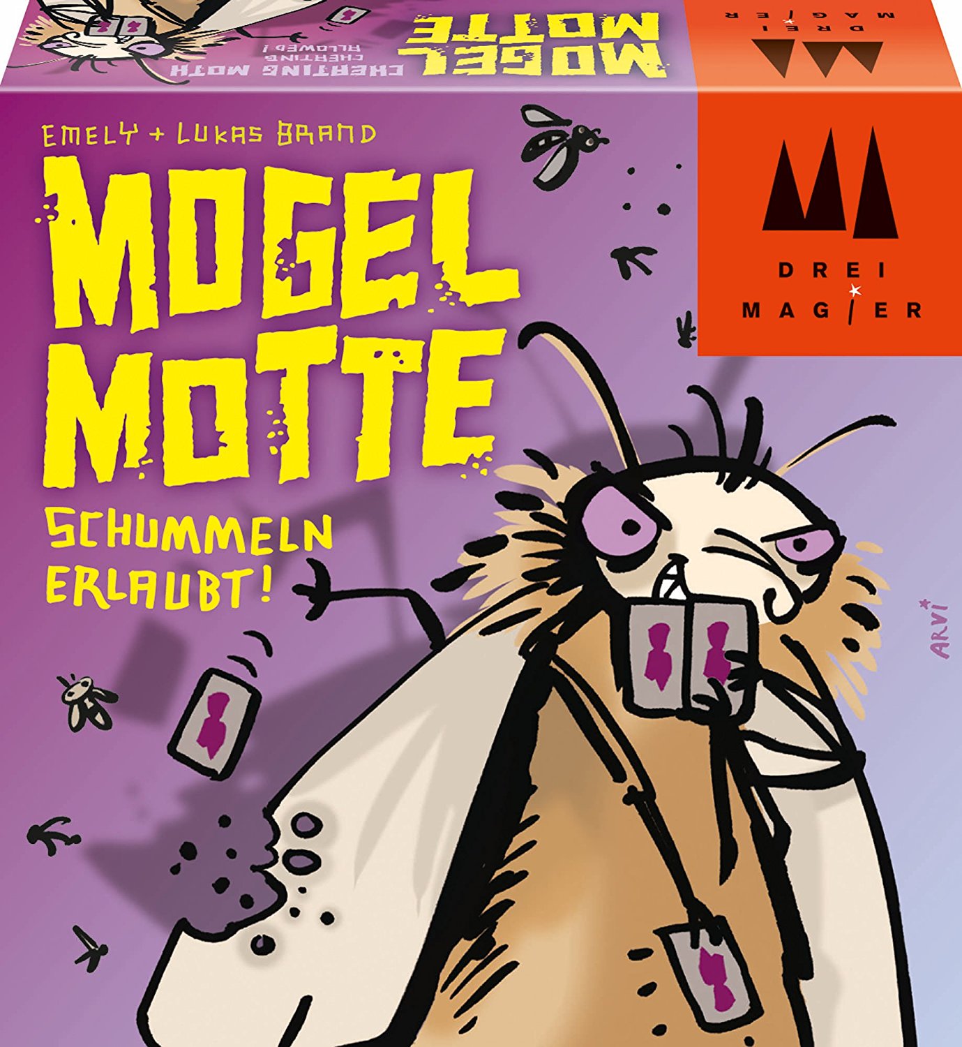Schmidt Spiele GmbH Kartenspiele Mogel Motte - Drei Magier Kartenspiel