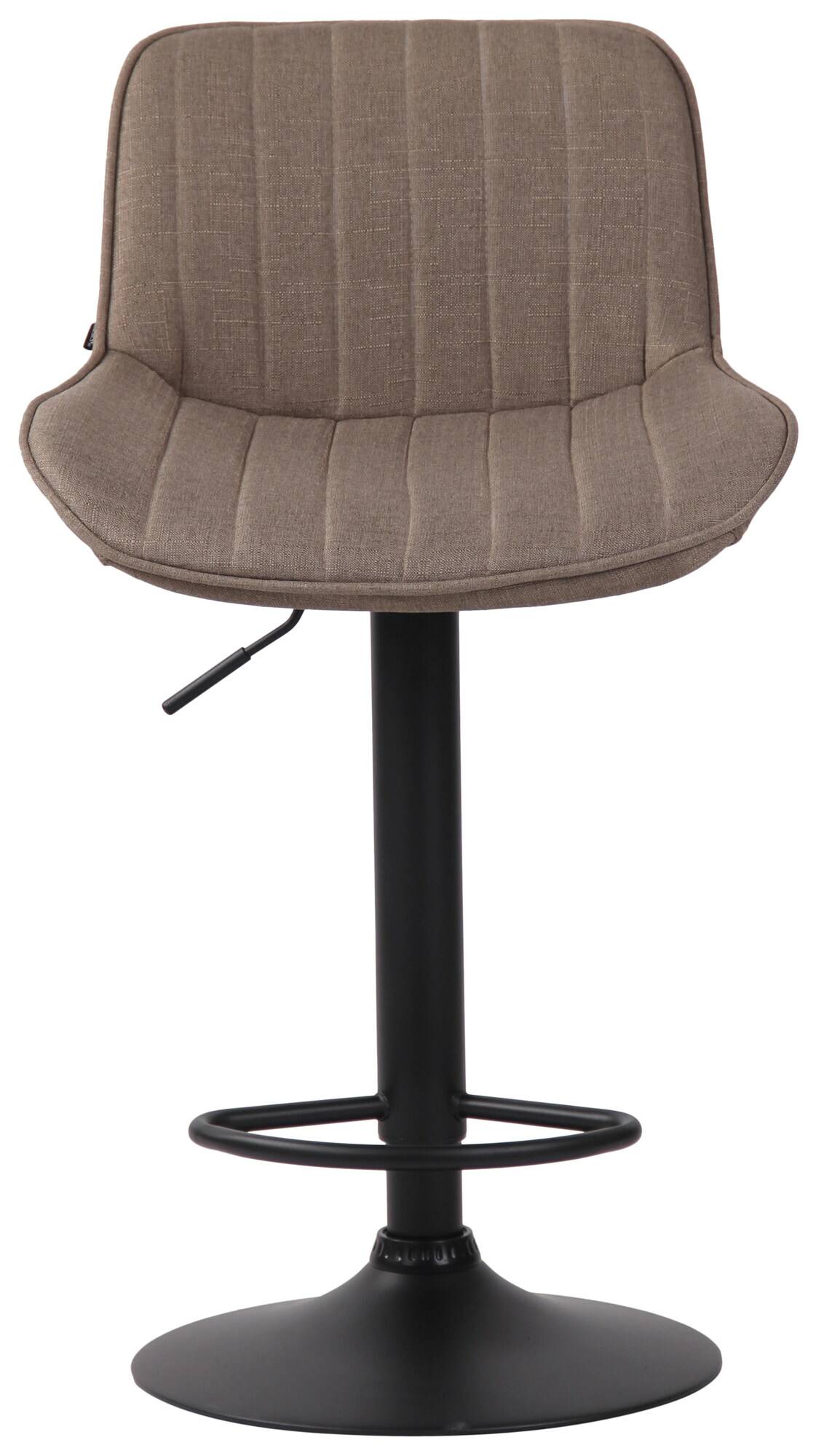 2er Set Barhocker Lentini Stoff schwarz