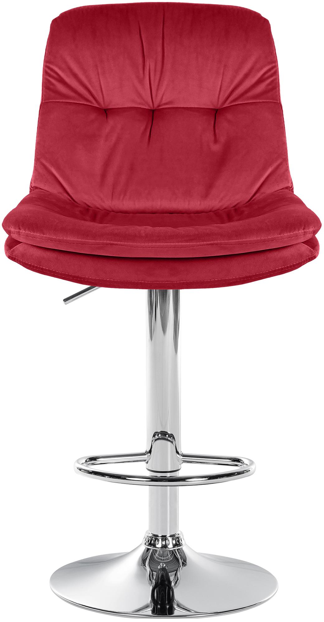 Barhocker Laurel Samt chrom