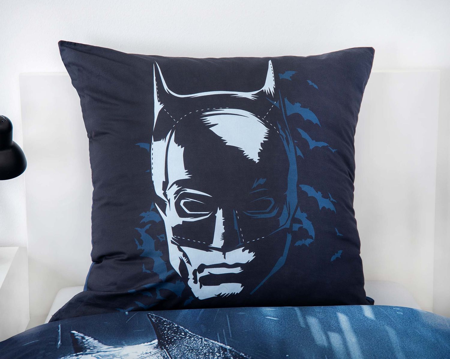Herding Textilien The Batman Bettwäsche Renforcé - 80 x 80 + 135 x 200 cm