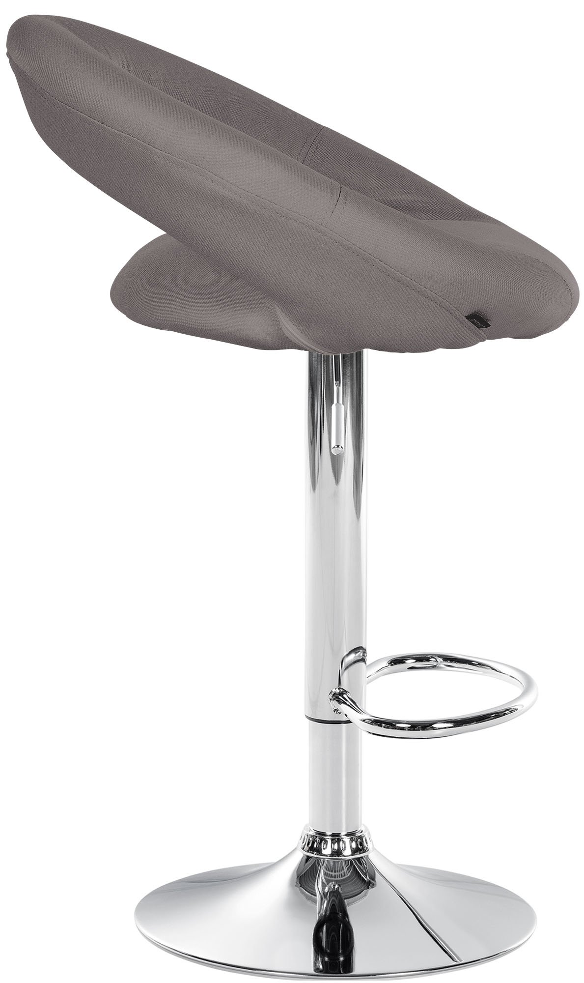 Barhocker Olinda Stoff chrom
