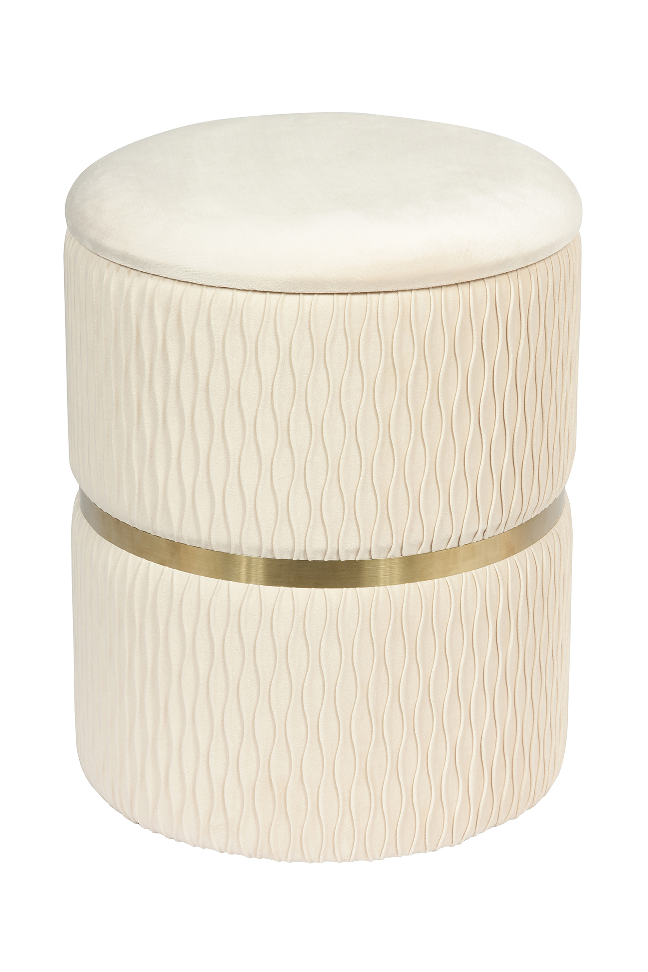 Hocker Hocker Zora 425 2er-Set Creme