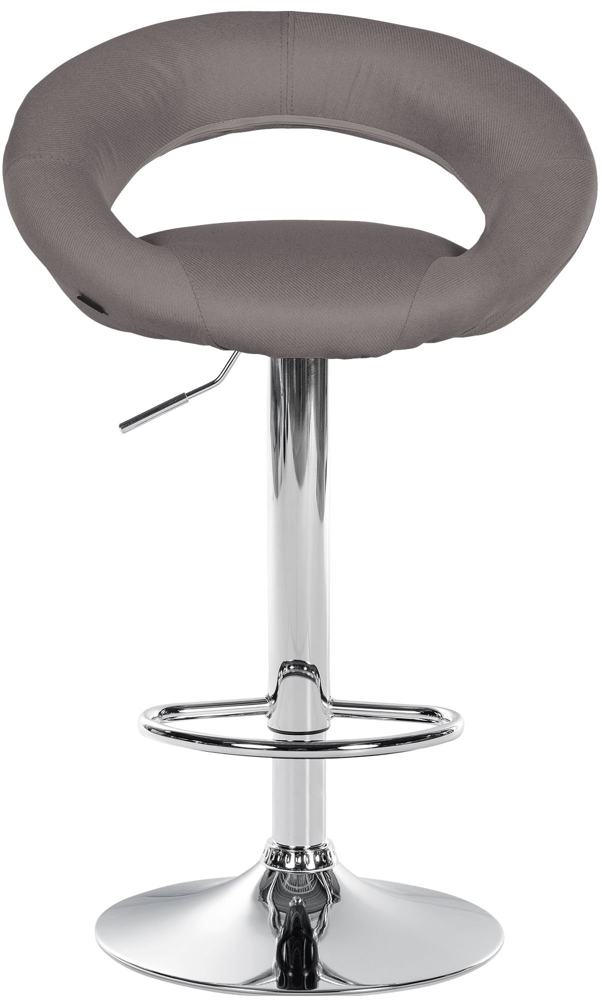 Barhocker Olinda Stoff chrom
