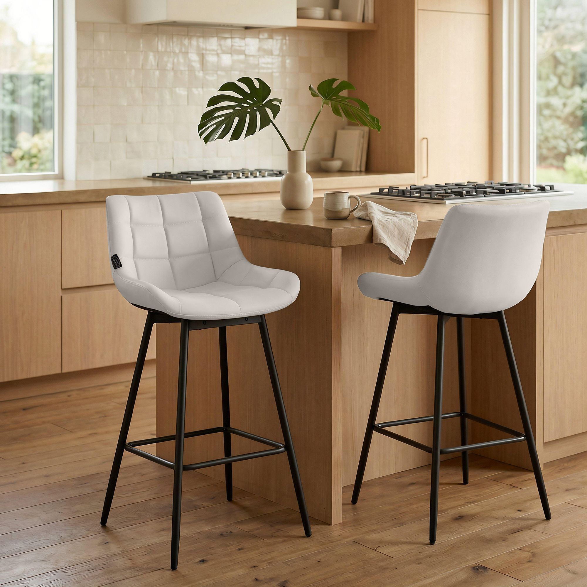 Barhocker Weston Schwenkbar Kunstleder