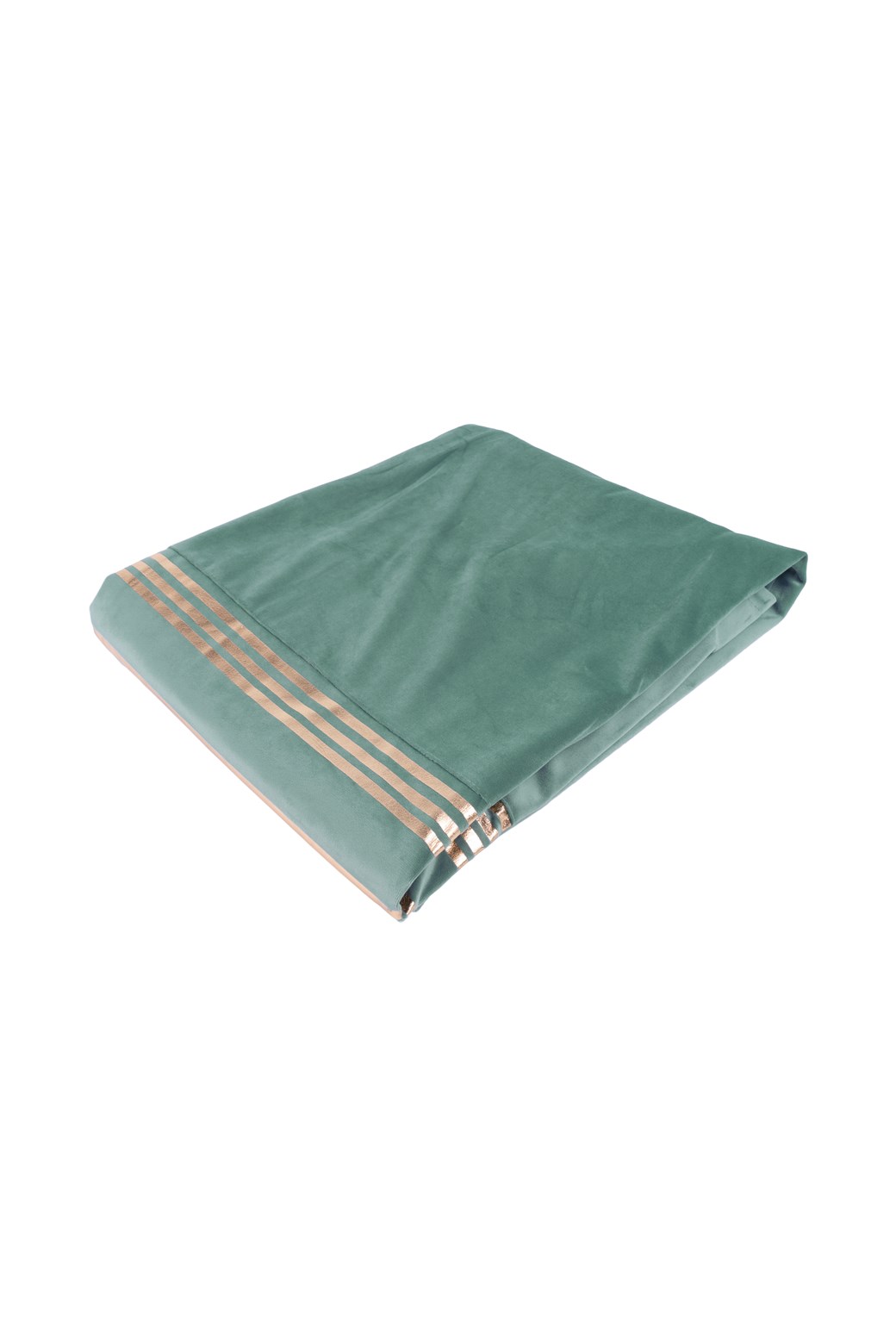 Kissen-Decken-Set Dekokissen & Decke Prisma 525 2er-Set Mint / Gold
