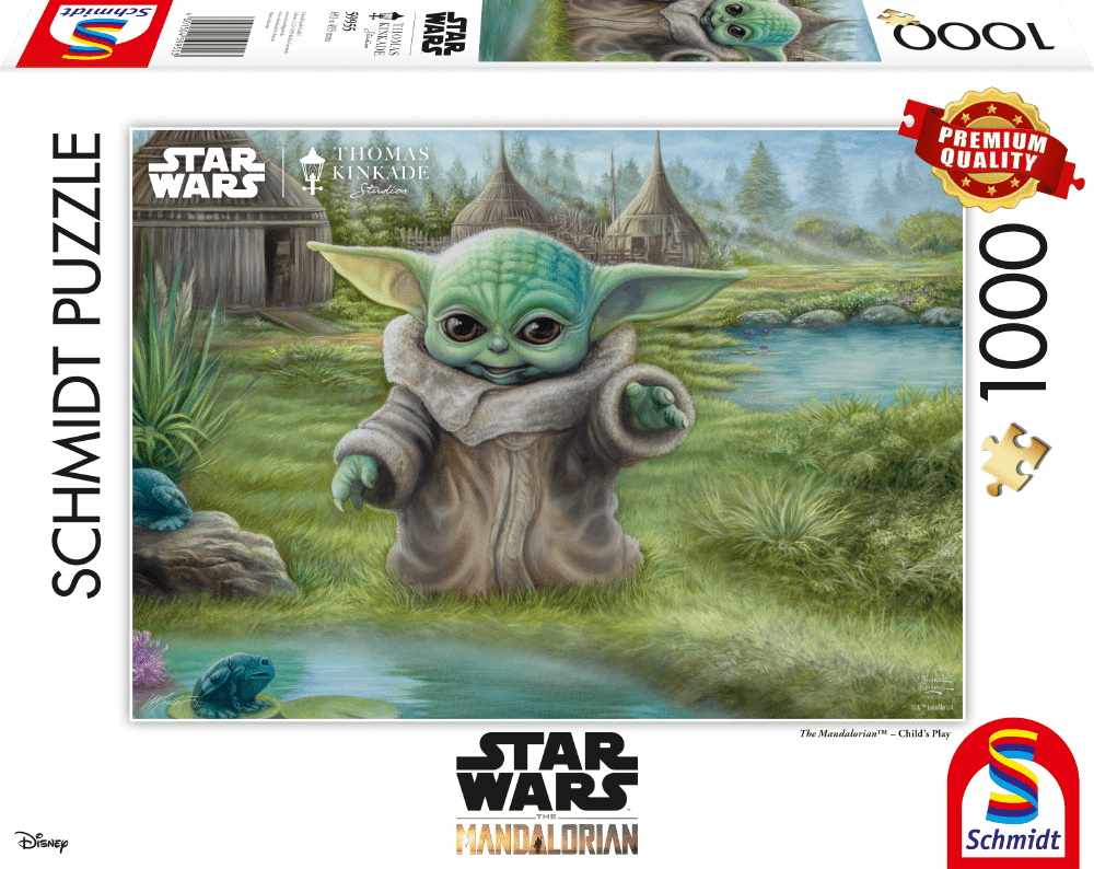 Schmidt Spiele GmbH Puzzles Lucas Film, The Mandalorian, Childs Play - 1000 Teile Puzzle