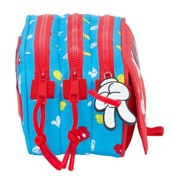 SAFTA Mickey Mouse Mickey Mouse - Mäppchen mit 3 Fächern - 21 cm