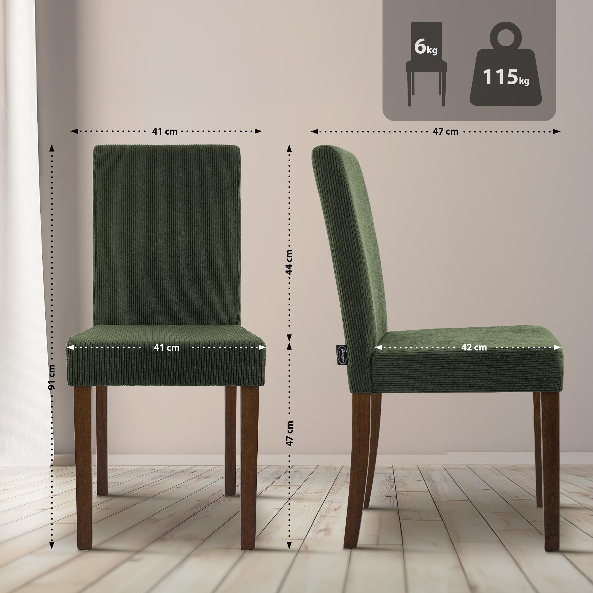 Esszimmerstuhl Ina Cord antik dunkel