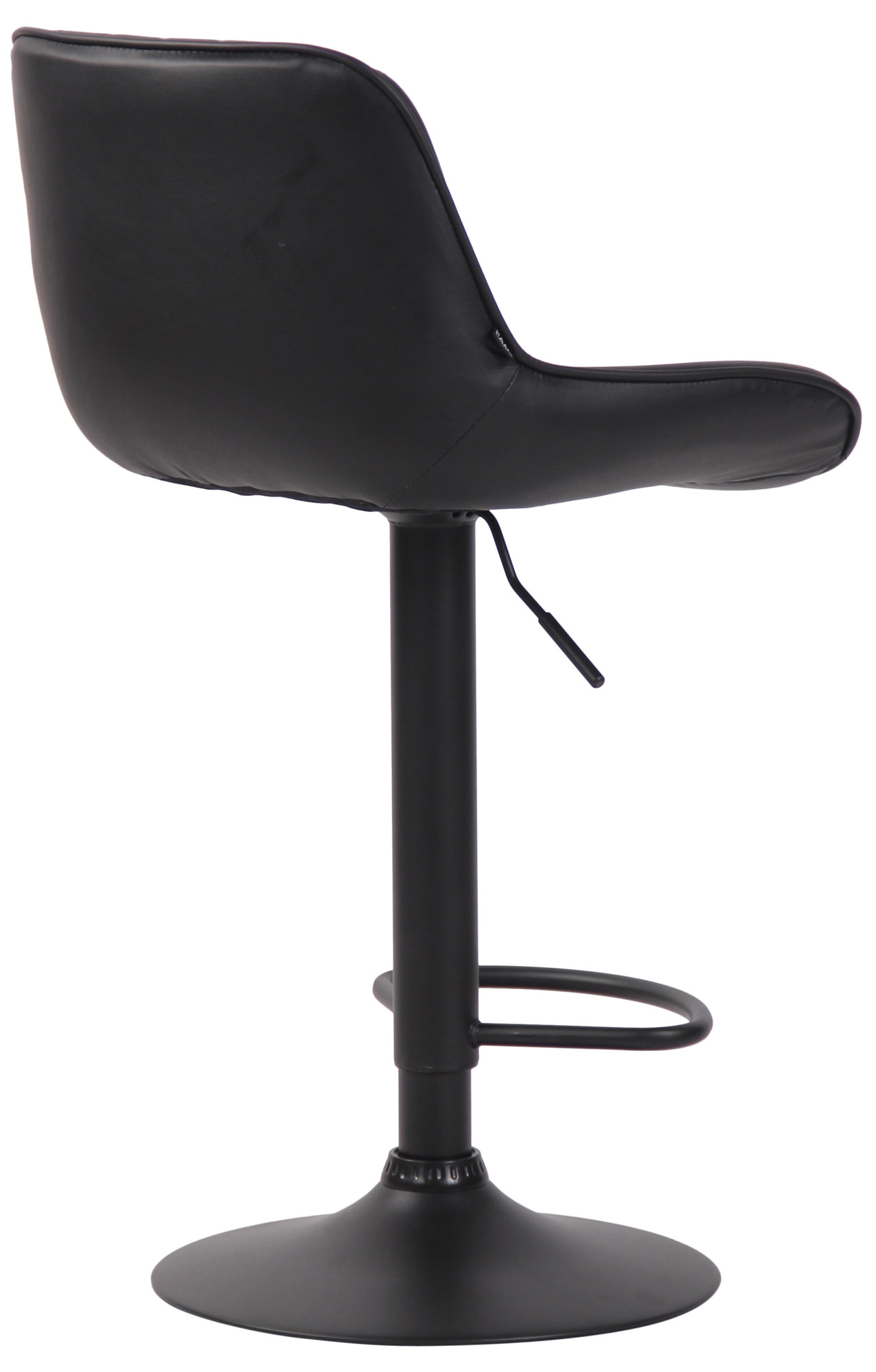 Barhocker Lentini Kunstleder schwarz