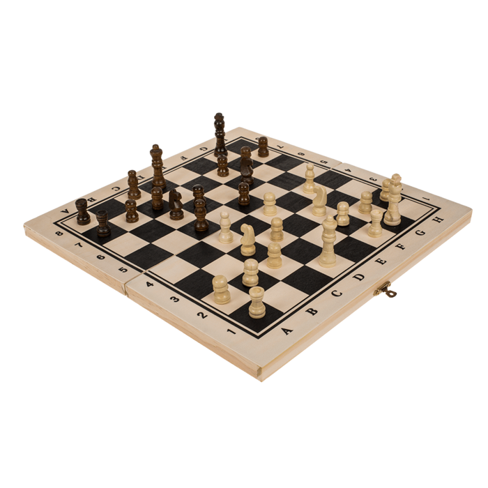 Out of the Blue Brettspiele & Gesellschaftsspiele Schach Holz-Brettspiel - 34 cm