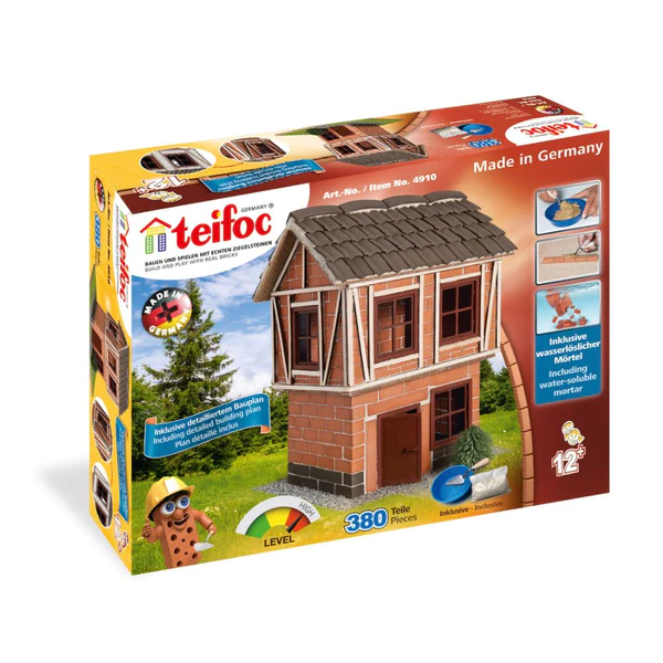Teifoc Bau- & Konstruktionsspielzeug Teifoc 4910 - Großes Fachwerkhaus (380 Teile)