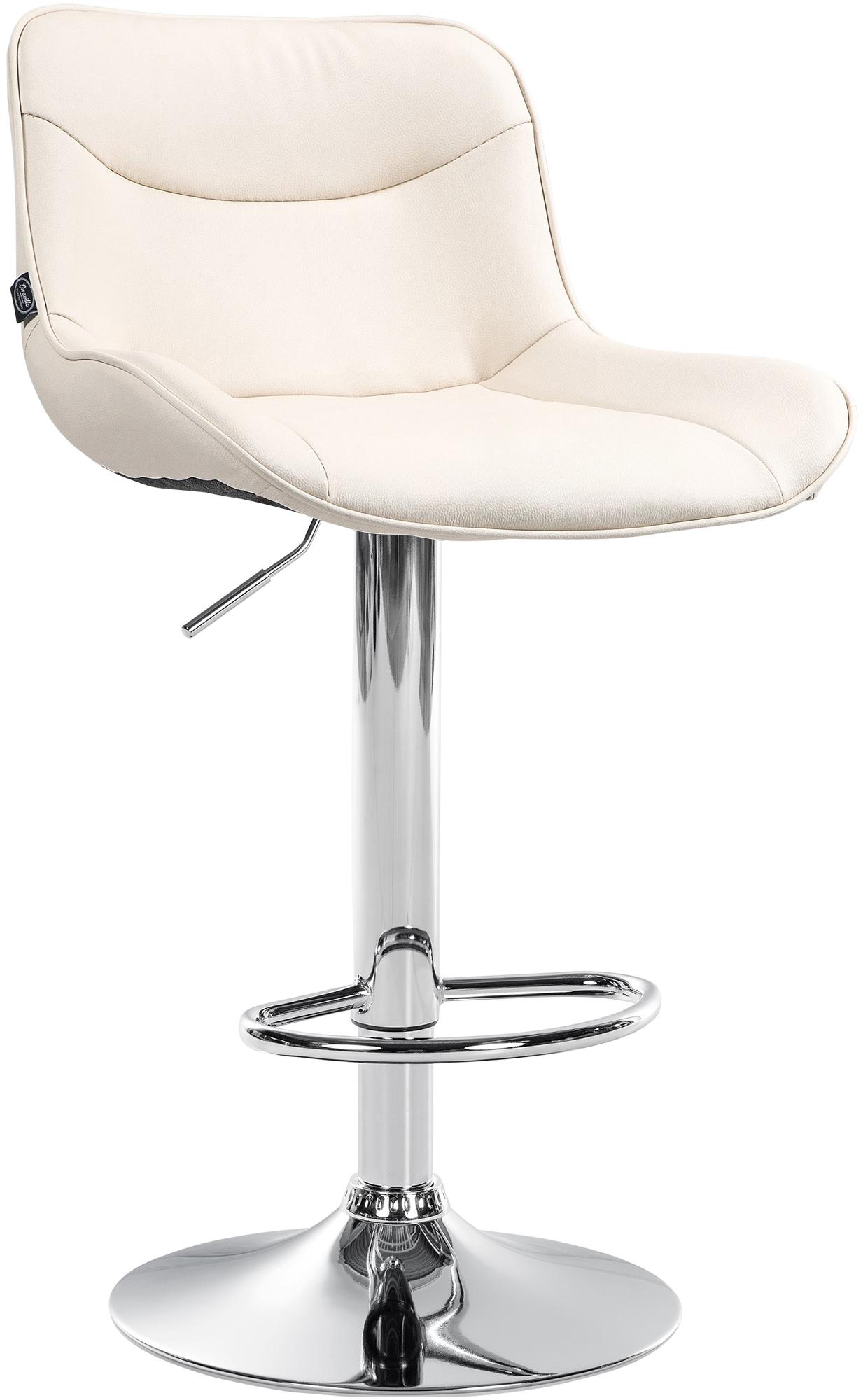 Barhocker Vonore Kunstleder chrom