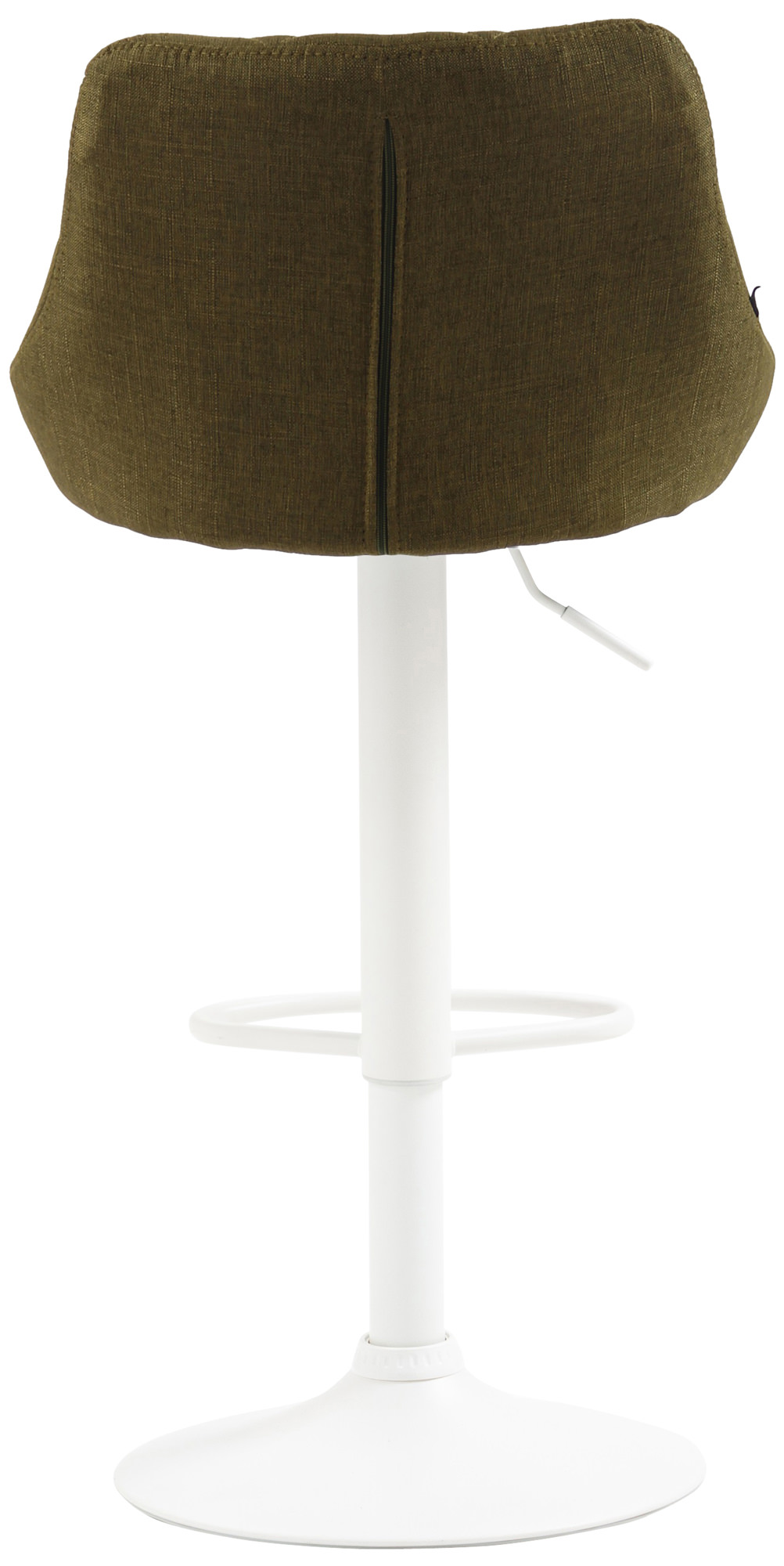 Barhocker Lazio Stoff weiß