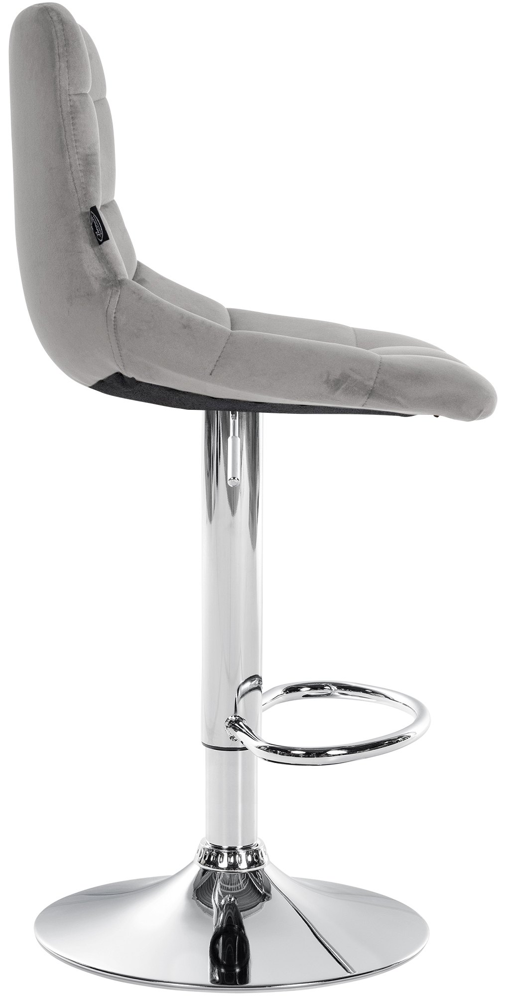 Barhocker Jerry Samt chrom