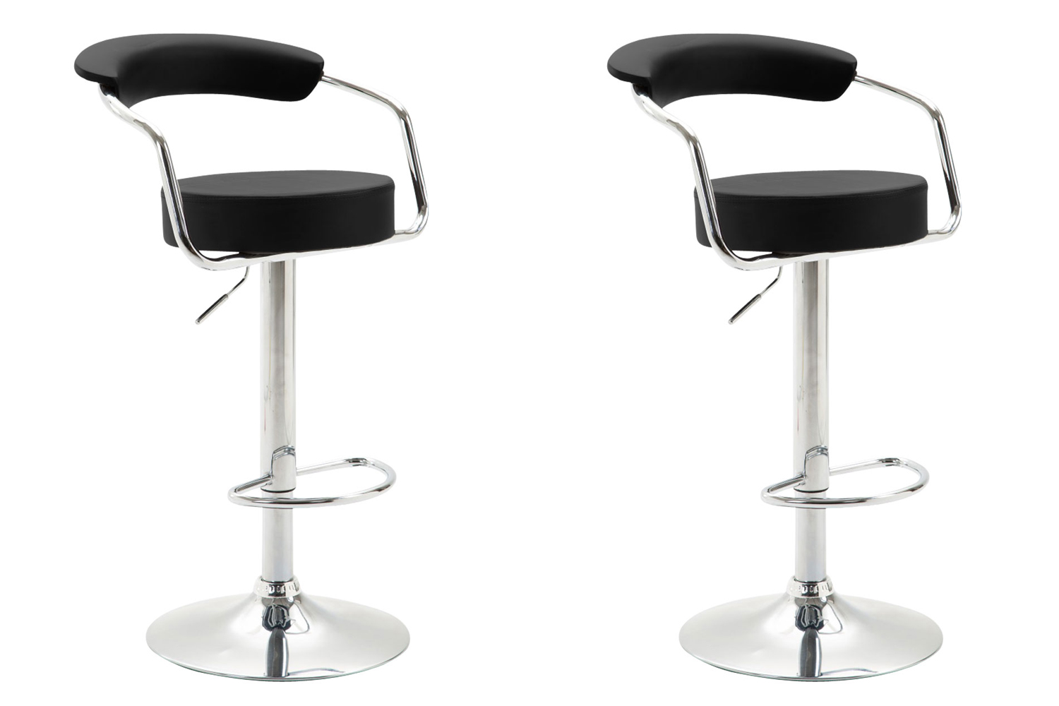 2er Set Barhocker Azzurri Kunstleder